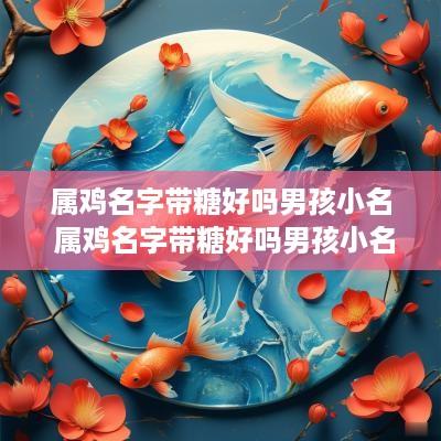 属鸡名字带糖好吗男孩小名 属鸡名字带糖好吗男孩小名怎么取