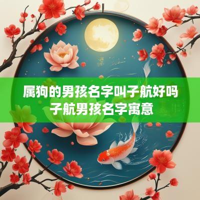 属狗的男孩名字叫子航好吗 子航男孩名字寓意