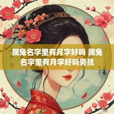 属兔名字里有月字好吗 属兔名字里有月字好吗男孩