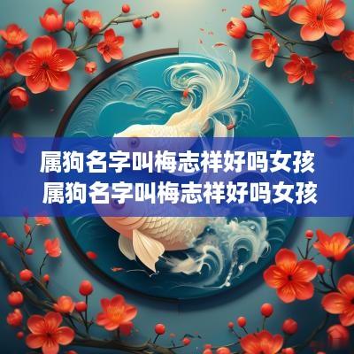 属狗名字叫梅志祥好吗女孩 属狗名字叫梅志祥好吗女孩子