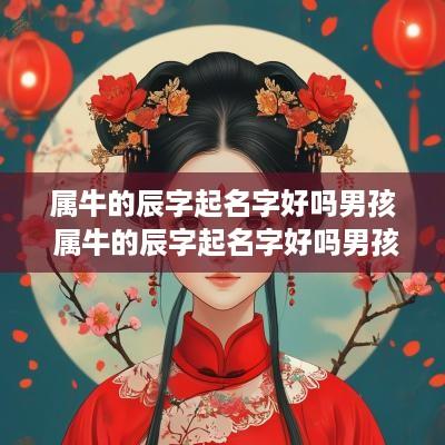 属牛的辰字起名字好吗男孩 属牛的辰字起名字好吗男孩子