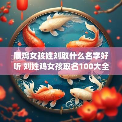 属鸡女孩姓刘取什么名字好听 刘姓鸡女孩取名100大全