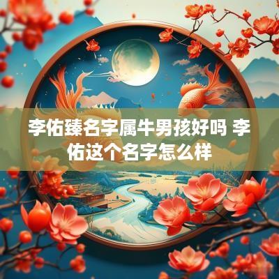 李佑臻名字属牛男孩好吗 李佑这个名字怎么样