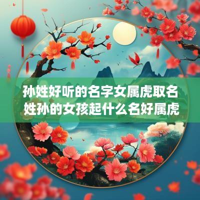 孙姓好听的名字女属虎取名 姓孙的女孩起什么名好属虎