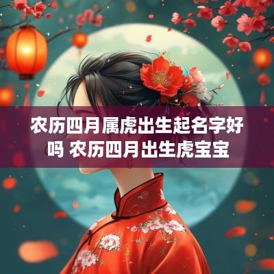 农历四月属虎出生起名字好吗 农历四月出生虎宝宝