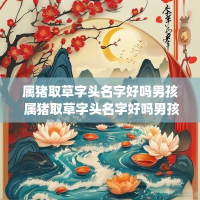 属猪取草字头名字好吗男孩 属猪取草字头名字好吗男孩子