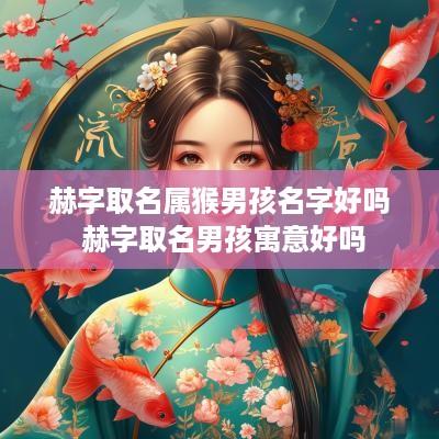 赫字取名属猴男孩名字好吗 赫字取名男孩寓意好吗