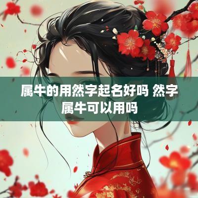属牛的用然字起名好吗 然字属牛可以用吗