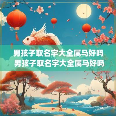 男孩子取名字大全属马好吗 男孩子取名字大全属马好吗