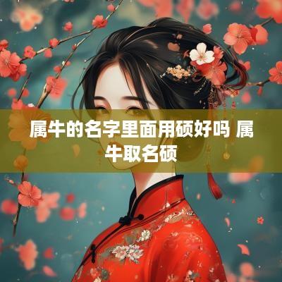 属牛的名字里面用硕好吗 属牛取名硕