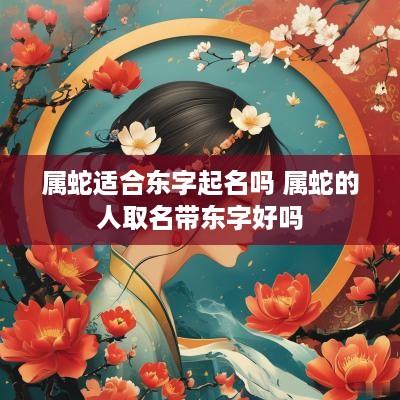 属蛇适合东字起名吗 属蛇的人取名带东字好吗