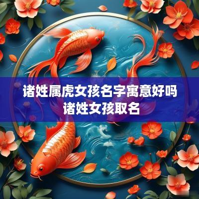 诸姓属虎女孩名字寓意好吗 诸姓女孩取名 诸姓属虎女孩名字寓意好吗 诸姓女孩取名