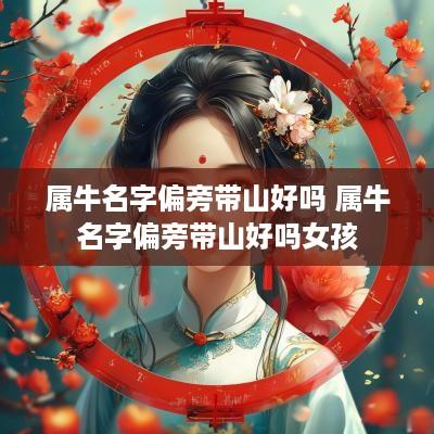 属牛名字偏旁带山好吗 属牛名字偏旁带山好吗女孩