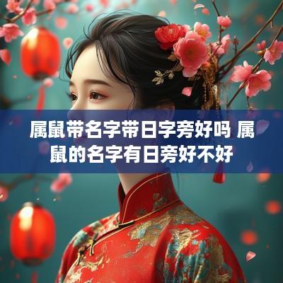 属鼠带名字带日字旁好吗 属鼠的名字有日旁好不好