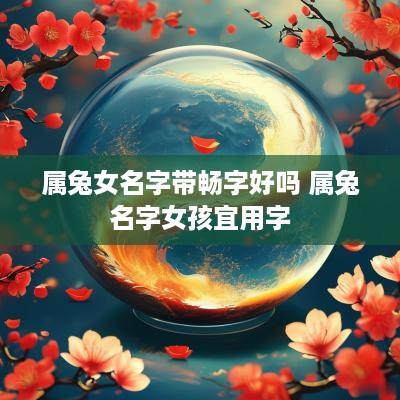 属兔女名字带畅字好吗 属兔名字女孩宜用字