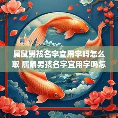 属鼠男孩名字宜用字吗怎么取 属鼠男孩名字宜用字吗怎么取名
