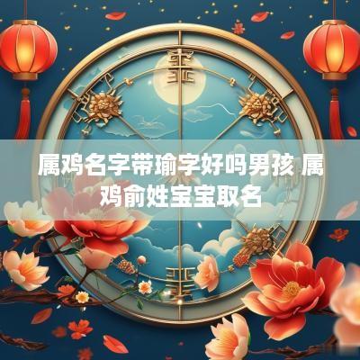 属鸡名字带瑜字好吗男孩 属鸡俞姓宝宝取名