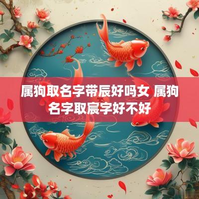 属狗取名字带辰好吗女 属狗名字取宸字好不好