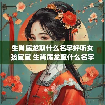 生肖属龙取什么名字好听女孩宝宝 生肖属龙取什么名字好听女孩宝宝