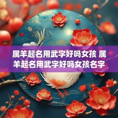 属羊起名用武字好吗女孩 属羊起名用武字好吗女孩名字