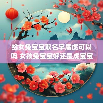 给女兔宝宝取名字属虎可以吗 女孩兔宝宝好还是虎宝宝好