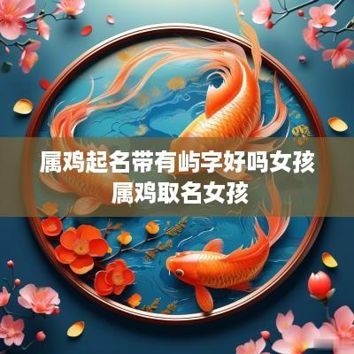 属鸡起名带有屿字好吗女孩 属鸡取名女孩