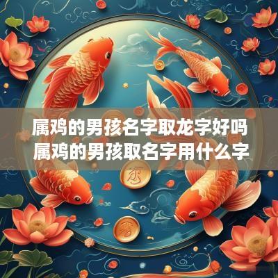 属鸡的男孩名字取龙字好吗 属鸡的男孩取名字用什么字好