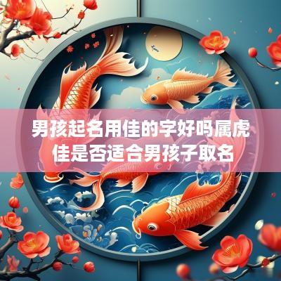 男孩起名用佳的字好吗属虎 佳是否适合男孩子取名