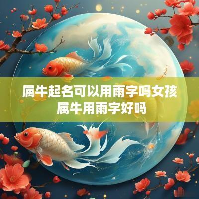 属牛起名可以用雨字吗女孩 属牛用雨字好吗 属牛起名可以用雨字吗女孩 属牛用雨字好吗