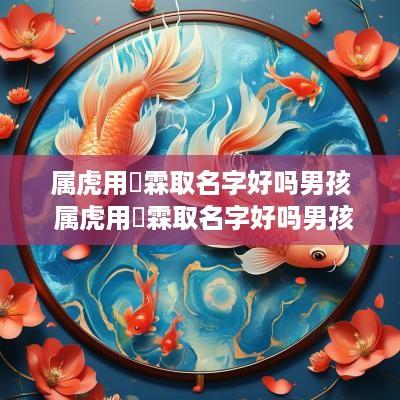 属虎用珺霖取名字好吗男孩 属虎用珺霖取名字好吗男孩子