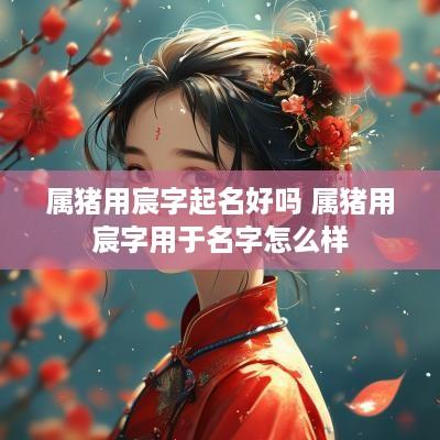 属猪用宸字起名好吗 属猪用宸字用于名字怎么样