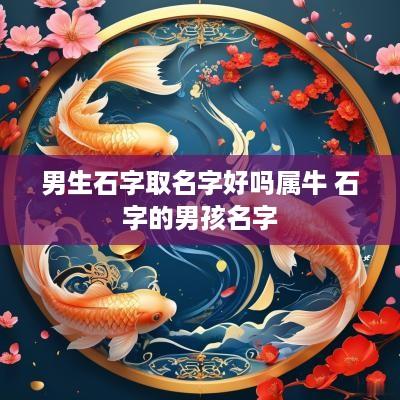 男生石字取名字好吗属牛 石字的男孩名字