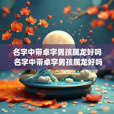 名字中带卓字男孩属龙好吗 名字中带卓字男孩属龙好吗还是女孩
