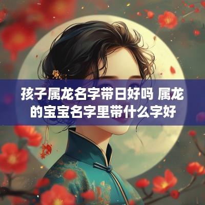 孩子属龙名字带日好吗 属龙的宝宝名字里带什么字好