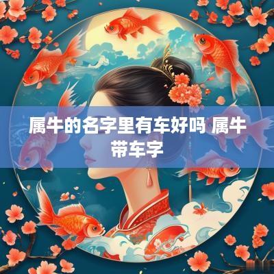 属牛的名字里有车好吗 属牛带车字