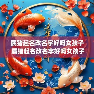 属猪起名改名字好吗女孩子 属猪起名改名字好吗女孩子怎么取