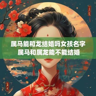 属马能和龙结婚吗女孩名字 属马和属龙能不能结婚 属马能和龙结婚吗女孩名字 属马和属龙能不能结婚