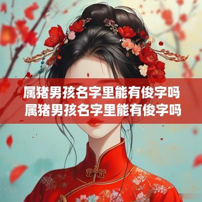 属猪男孩名字里能有俊字吗 属猪男孩名字里能有俊字吗好吗