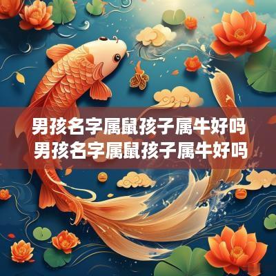 男孩名字属鼠孩子属牛好吗 男孩名字属鼠孩子属牛好吗