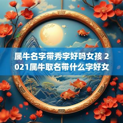 属牛名字带秀字好吗女孩 2025属牛取名带什么字好女孩