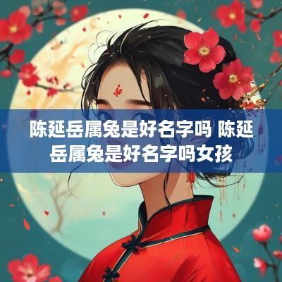 陈延岳属兔是好名字吗 陈延岳属兔是好名字吗女孩