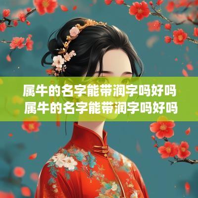 属牛的名字能带润字吗好吗 属牛的名字能带润字吗好吗男孩