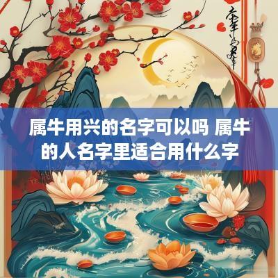 属牛用兴的名字可以吗 属牛的人名字里适合用什么字