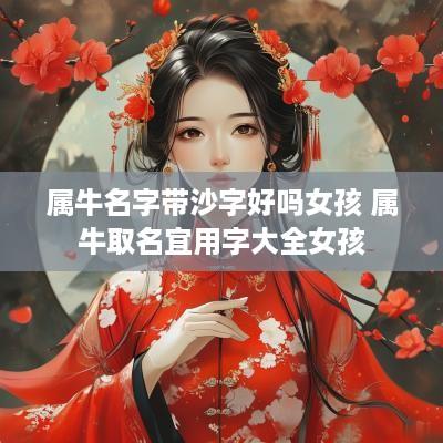 属牛名字带沙字好吗女孩 属牛取名宜用字大全女孩