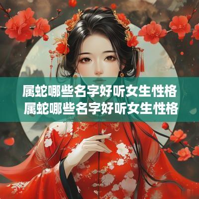 属蛇哪些名字好听女生性格 属蛇哪些名字好听女生性格优雅