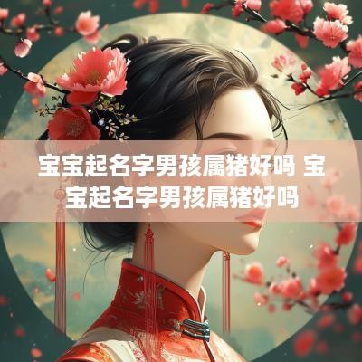 宝宝起名字男孩属猪好吗 宝宝起名字男孩属猪好吗