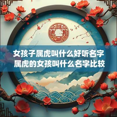 女孩子属虎叫什么好听名字 属虎的女孩叫什么名字比较好