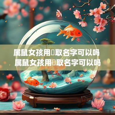 属鼠女孩用璟取名字可以吗 属鼠女孩用璟取名字可以吗