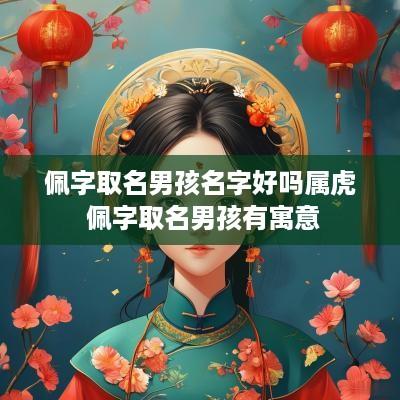 佩字取名男孩名字好吗属虎 佩字取名男孩有寓意 佩字取名男孩名字好吗属虎 佩字取名男孩有寓意