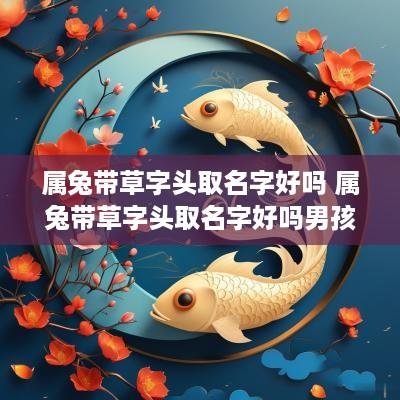 属兔带草字头取名字好吗 属兔带草字头取名字好吗男孩